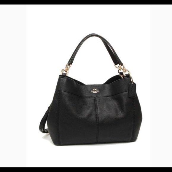 Coach Lexy Plebble Small Leather Shoulder Bag - Picture 4 of 5